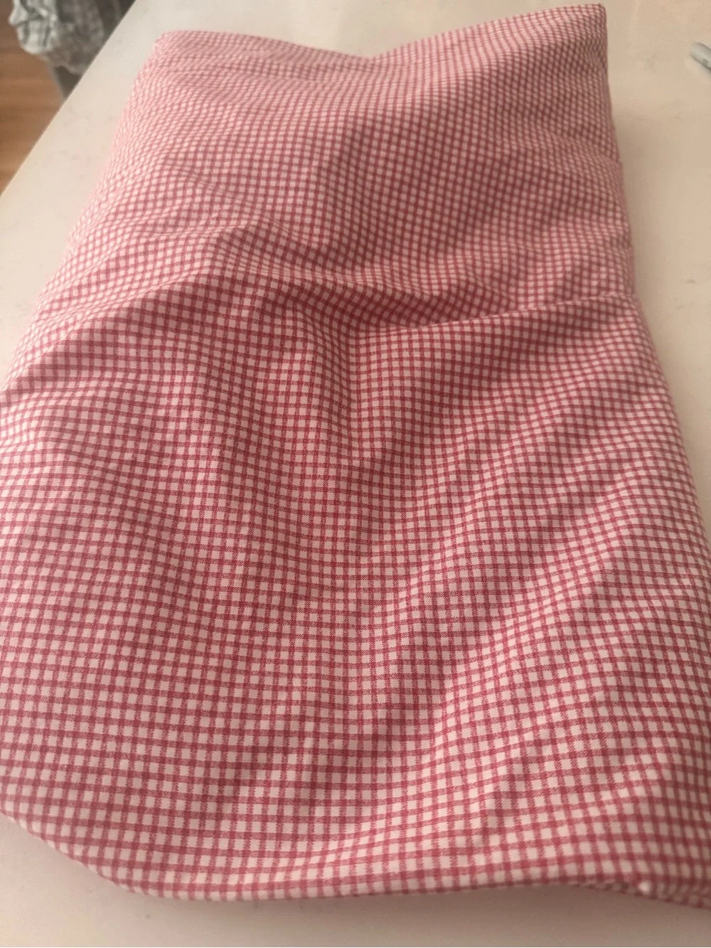 WAMSUTTA  / Red Gingham ~Twin Size ~Fitted ~Bedsheet